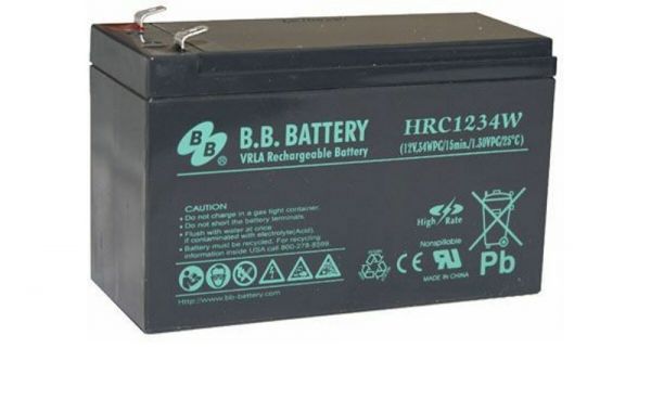 Аккумулятор для ИБП BB Battery HRC 1234W 12 В 9 Ач