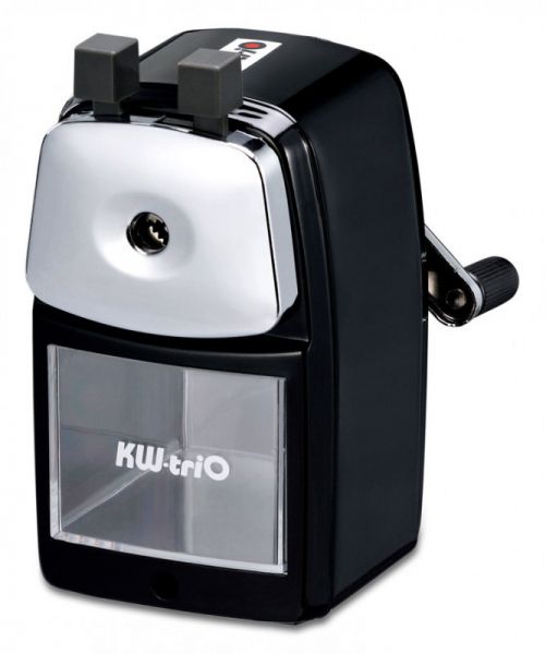 Точилка KW-trio 30VA металлический корпус 85х70х130мм для карандашей до 8 мм черный